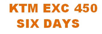 KTM EXC 450 SIX DAYS